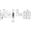 ENROULEUR AUTOMATIQUE ABS ACIER E431 &Oslash;10 15M 20BAR AIR COMPRIM&Eacute; photo du produit Schema S