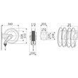 ENROULEUR AUTOMATIQUE ACIER E530 &Oslash;16 15M 20BAR MULTISERVICE photo du produit Schema S