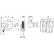 ENROULEUR AUTOMATIQUE TOUT INOX E549 &Oslash;13 25M 20BAR MULTISERVICE SERTI INOX photo du produit Schema S