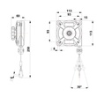 Equilibreur à câble 10 à 14 kg - Longueur 2,5 m - Diamètre Ø 2,5 mm photo du produit Schema S
