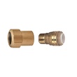 RACCORD DROIT RÉDUIT TURN FIT EN LAITON Ø40 EXT /  Ø 25 EXT photo du produit