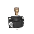 APPLIQUE POLYAMIDE 2 SORTIES PUSH FIT LAITON Ø 25 / FEMELLE G1/2'' ET PURGE photo du produit