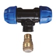 RACCORD EN T RÉDUIT TURN FIT EN POLYAMIDE Ø40 EXT /  Ø 25 EXT photo du produit