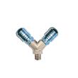 COUPLEUR STANDARD ACIER - ISO 6150 B 8 mm - MÂLE Y - MG 3/8'' - Bague photo du produit