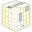 SUPPORT POUR FIXATION DE POMPE ET ENROULEUR SUR CUVES IBC photo du produit
