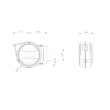 ENROULEUR SÉRIE 130 - ALU - 12 m - Ø 8 INT - 15 bars - TUYAU PU photo du produit Schema S