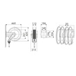 ENROULEUR SÉRIE 430 - ABS - 15 m - Ø 13 INT - 15 bars - AIR RESPIRABLE photo du produit Schema S