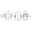 ENROULEUR MANUEL ACIER S500-460 - NU - 20 bars - FG 1/2'' / FG 1/2'' photo du produit Schema S