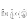 ENROULEUR MANUEL INOX SÉRIE 530 - NU - 100 bars - FG 1/2'' / FG 1/2'' photo du produit Schema S