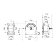 ENROULEUR MANUEL INOX SÉRIE 700 - 410 - NU - 70 bars - FG 2'' / FG 2'' photo du produit Schema S