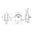 ENROULEUR MANUEL ACIER SÉRIE 700 - 690 - NU - 20 bars - FG 2'' / FG 2'' photo du produit Schema S
