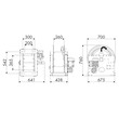 ENROULEUR MOTORIS&Eacute; ACIER S700 230VCA 270MM 20BAR FG1'' photo du produit Schema S
