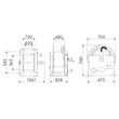 ENROULEUR MOTORIS&Eacute; INOX 304 S700 HYDRAULIQUE 690MM 70BAR FG2'' photo du produit Schema S