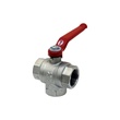 VANNE 3 VOIES EN T F/F/F G1'' 25  BAR LAITON VERTICALE photo du produit